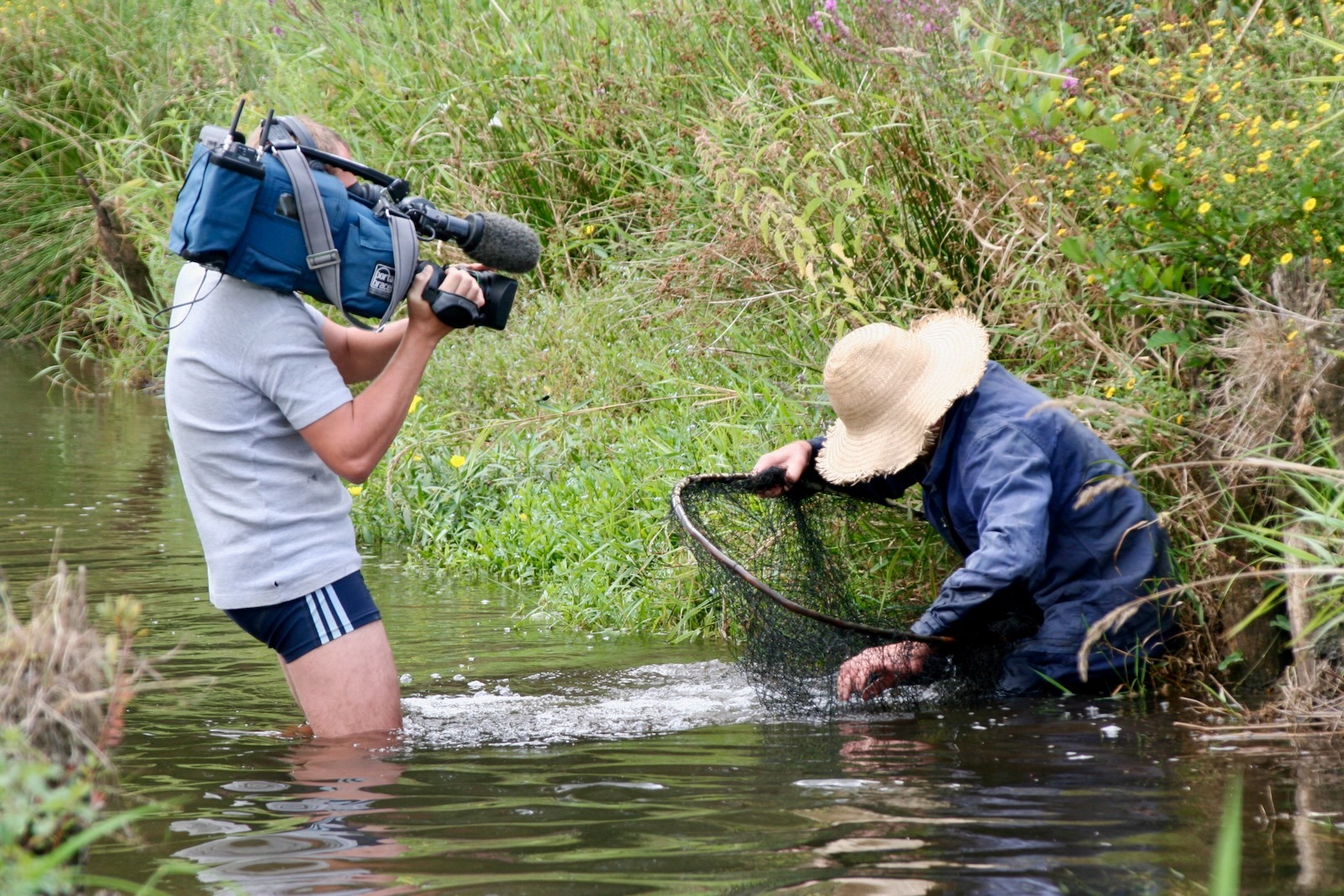 Tournage de Pas vu, pas pris, Film de Anthony Martin avec Patrick Lamaison